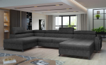 Nurgadiivan Josette 370x190x98 cm Tume Hall