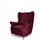 Tugitool Aros 1F 72x100x60 cm Punane