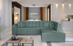 Nurgadiivan Pieretta 260x205x80 cm Sinine
