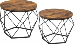 Diivanilauad 2 tk 60x60x45 cm pruun