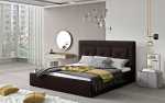 Voodi Cloe 180x200 200x93x223 cm Tumepruun