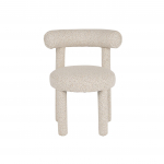 Polsterdatud tool Leith Kreemjas