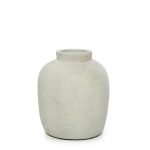 Terrakota vaas Peaky 17 x 18 cm betoonhall