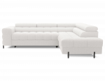 L-kujuline Diivan Ferucce 276x200x72-93 cm Valge