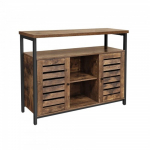 Kummut 100x35x81.5cm pruun, must