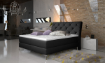Boxspring-voodi Adel 160X200 165x118 cm Must