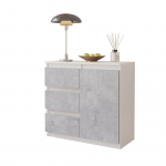 Elutoa kummut Mikel 80x75x35 cm Valge