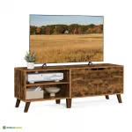 TV alus 140 x 40 x 50 cm pruun puitlaastplaadist