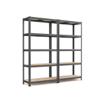 Metallriiulid 180 cm tumehall 2 tk 875 kg kandev&otilde;ime
