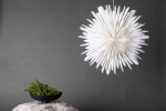 S&auml;len rippvalgusti 80 cm valge t&auml;hekujuline paberlamp