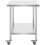 T&ouml;&ouml;laud 76.2x91.4x95.5 cm H&otilde;bedane Roostevaba teras