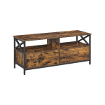 TV alus pruun-must 120 x 40 x 50 cm terasraam elutuppa