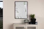 Seinapilt Valged Roosid 50x70 cm valge poster