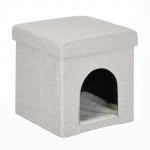 Kassitool koopaga 38,5 x 37 x 37 cm beež pehme padi