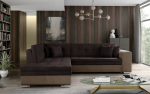 Nurgadiivan Pieretta 260x205x80 cm Pruun