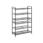 Metallist jalatsiriiul 69 x 30 x 53 cm must