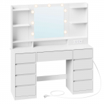 Tualettlaud 40x107x144 cm valge puit