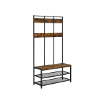 Metallist esikunagi 100 x 40 x 184 cm pruun