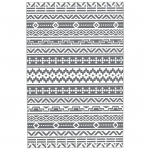 Terrassi vaip 182x274 tumehall ja valge