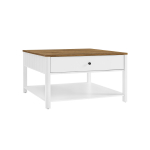Diivanilaud sahtliga 80x80x45cm pruun valge