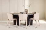 Strada laud 6 Astoria tooliga 120x170 cm komplekt