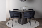 Lanzo s&ouml;&ouml;gilaud ja Selma toolikomplekt l&auml;bim&otilde;&otilde;t 120 cm MDF