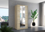Liugustega Riidekapp KSAWER 100 100x200x58 Sonoma