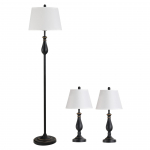 Lambikomplekt must Vintage 3 tk