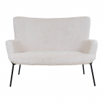 Kahekohaline diivan Glasgow 52x46 cm valge