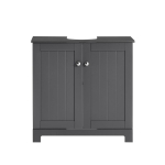 Vannitoa valamukapp 60 cm tumehall lakitud MDF 2 ust