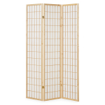 Ruumijagaja Shoji 175x132 cm Hele puit 3-osaline