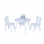 Lastetoolide komplekt 44 x 59,5 x 59,5 cm valge 3 osa