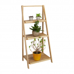 K&otilde;rge lillealus riiuliga 99 x 45 x 32 cm pruun bambus