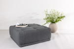 Turin puf 100x40 cm tumehall riidest jalatugi