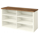 Jalatsipink hoiustamisega valge MDF 100 cm esikusse