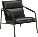 Tugitool kunstnahast 90x74.2x90cm must