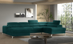 Nurgadiivan Lacante 354x92x202 cm Tume Roheline