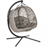 Ripptool kookon 130 x 103 x 172 cm must 2-kohaline