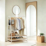 Riidestange valge 45x100x160 cm