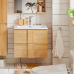 Valamukapp seinale pruun 61 &times; 46 &times; 54 cm 2 sahtlit