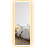 Suur LED-peegel 40 &times; 120 cm l&auml;bipaistev dimmerdatav