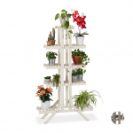 Taimede alus 142 x 83 x 25 cm pruun 9 riiulit
