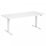 K&otilde;rgust reguleeritav laud 180 x 80 cm valge t&ouml;&ouml;laud