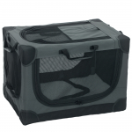 Koera transpordikast roheline kokkupandav 60&times;42&times;43 cm
