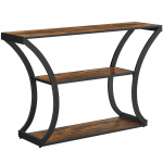 Konsoollaud 120x30x80cm must-pruun