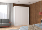 Garderoob LINCOLN 180 180x215x58 cm Valge