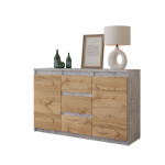 Elutoa kummut Mikel 120x75x35 cm helepruun