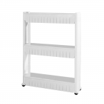 Serveerimislaud ratastel kitsas valge