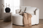 Venture Home Kelso diivan valge teddy-kangas 120x118 cm