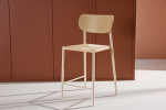 Baaritool Polly 55x52x101 cm beež rotang ja teras